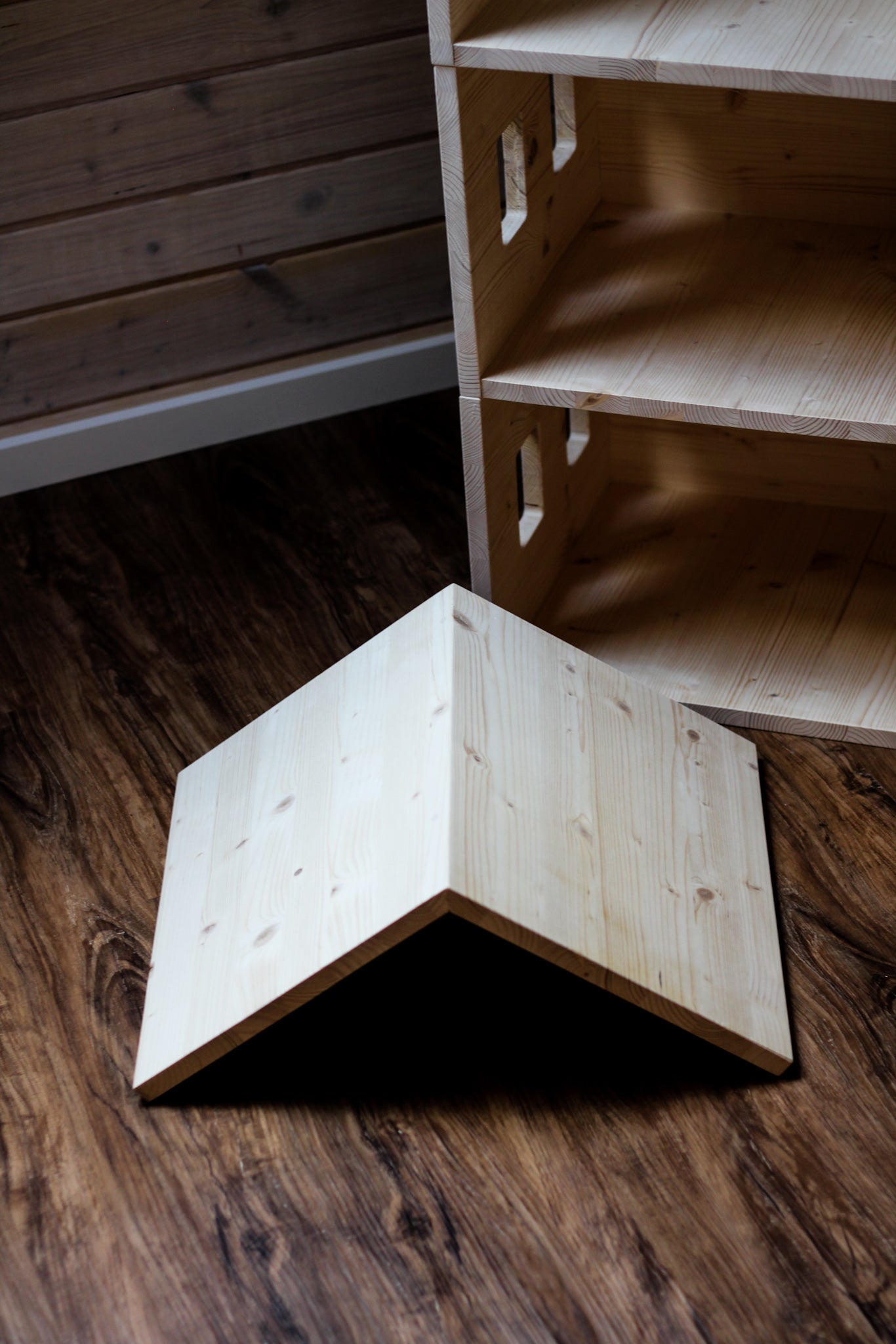 JUNA 2IN1 SPIELHAUS UND REGAL │ EINFARBIG